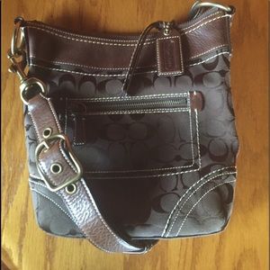 Authentic Coach handbag with shoulder strap